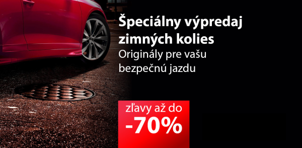 Výpredaj zimných kolies -70%